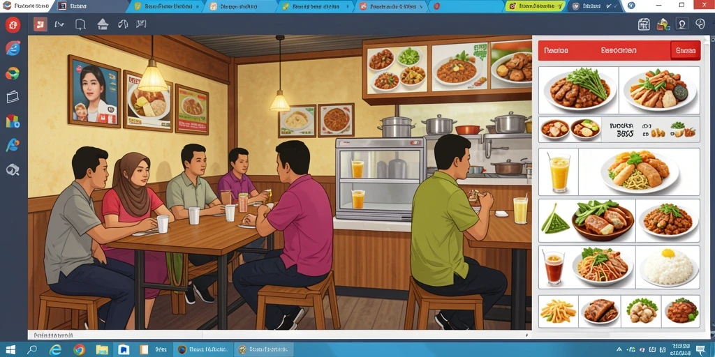 Tampilan awal yang menarik dan memikat untuk pemain baru.
