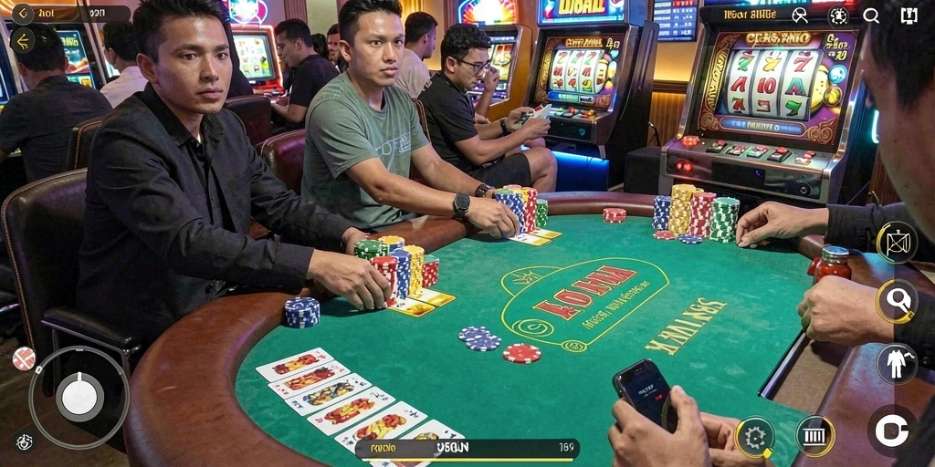 Tampilan grafik yang memukau dalam permainan.