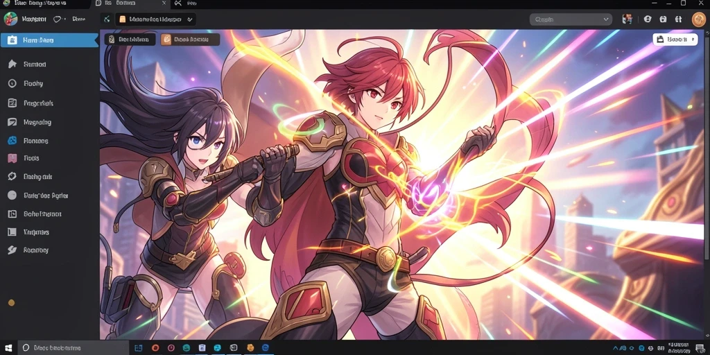 Tampilan awal game yang menarik dan user-friendly.