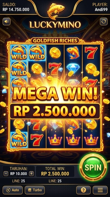 Pratinjau antarmuka luckymino — aplikasi APK resmi Android v5.3.8